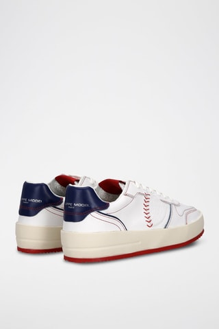 Zapatillas de piel - Blanco