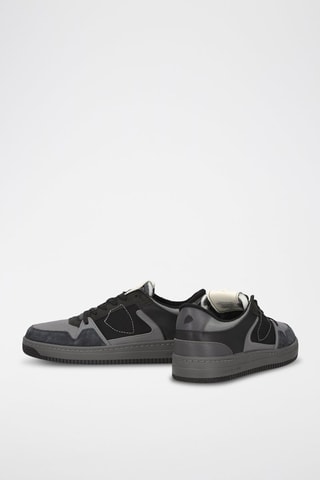 Zapatillas de piel - Negro