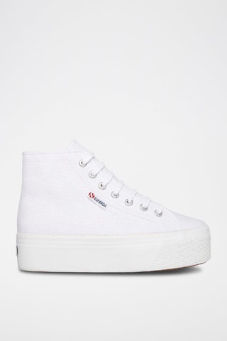 Zapatillas con plataforma 2705-HI TOP - Blanco