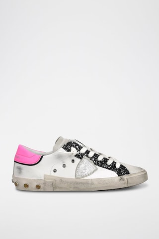 Zapatillas de piel - Blanco
