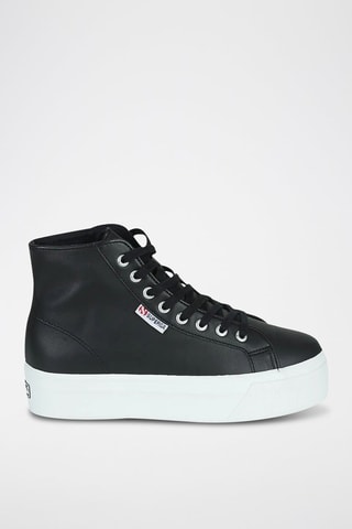 Zapatillas altas de piel 2705-HI TOP NAPPA - Negro