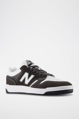 Zapatillas de piel 480 - Negro