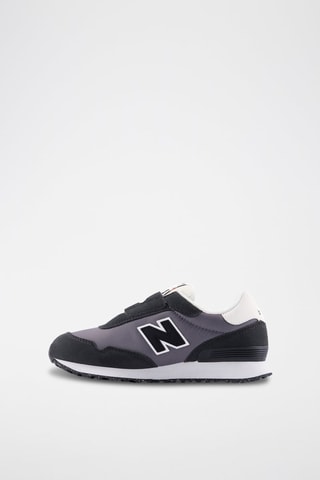 Zapatillas 515 - Negro y gris oscuro