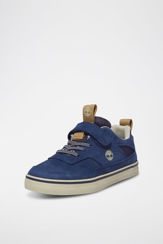 Zapatillas de piel - Azul