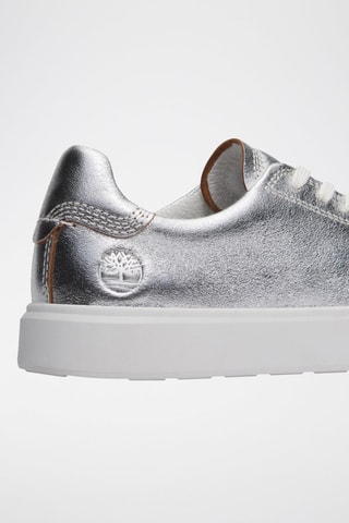 Zapatillas de piel - Plateado