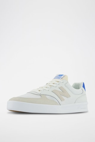 Zapatillas de nobuk 300 - Blanco y azul