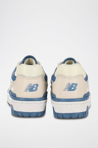 Zapatillas de piel 550 - Blanco y azul
