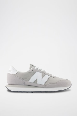 Zapatillas de piel 237 - Gris
