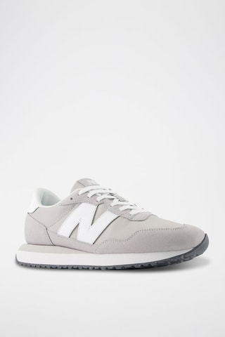 Zapatillas de piel 237 - Gris