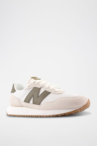Zapatillas de piel 237 - Beige