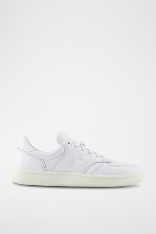 Zapatillas de piel 500 - Blanco