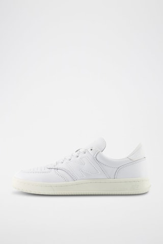 Zapatillas de piel 500 - Blanco