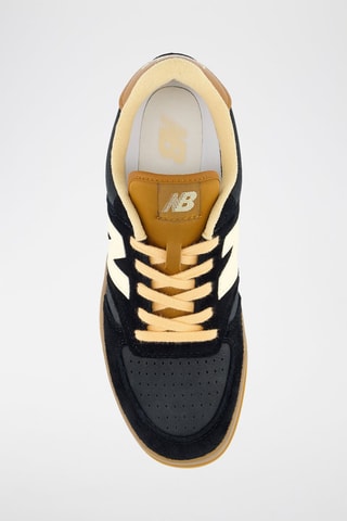 Zapatillas de piel 500 - Negro