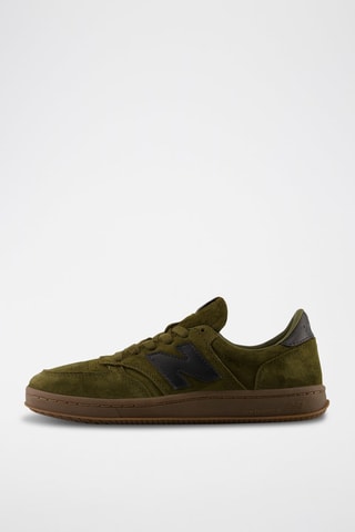 Zapatillas de nobuk 500 - Caqui