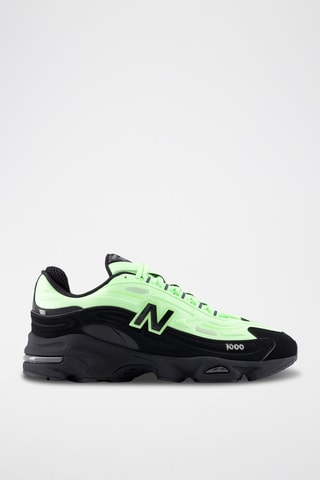 Zapatillas de running 1 000 - Verde claro y negro