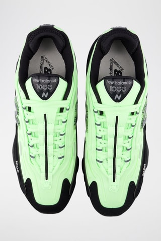 Zapatillas de running 1 000 - Verde claro y negro