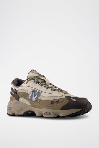 Zapatillas de running de nobuk 1000 - Beige y negro