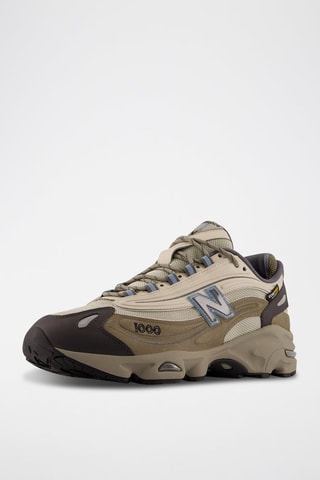 Zapatillas de running de nobuk 1000 - Beige y negro