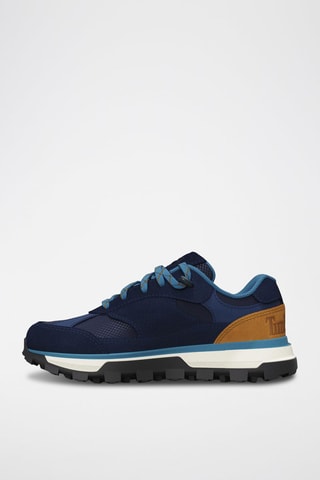 Zapatillas de senderismo de piel - Azul