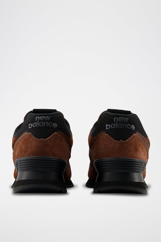 Zapatillas de running de nobuk 574 - Marrón y negro