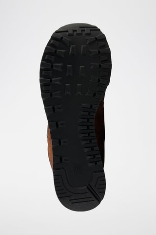 Zapatillas de running de nobuk 574 - Marrón y negro