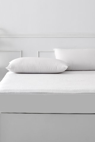 Protège-matelas imperméable et hypoallergénique en tissu éponge