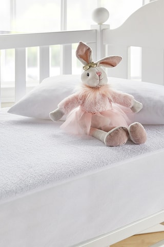 Protège-matelas imperméable et hypoallergénique en tissu éponge