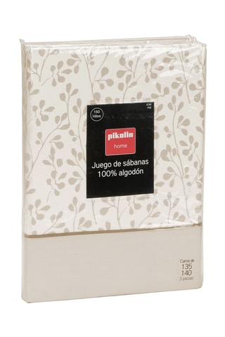 Ensemble de draps 100% coton, 150 fils/cm²