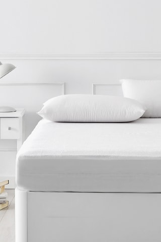 Protège-matelas tricoté respirant anti-acariens