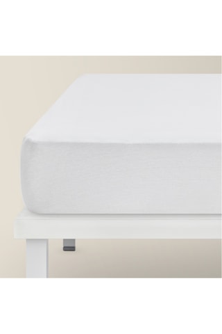 Protège-matelas tricoté respirant anti-acariens