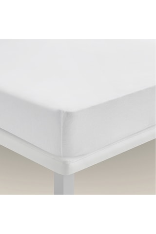 Protège-matelas tricoté respirant anti-acariens