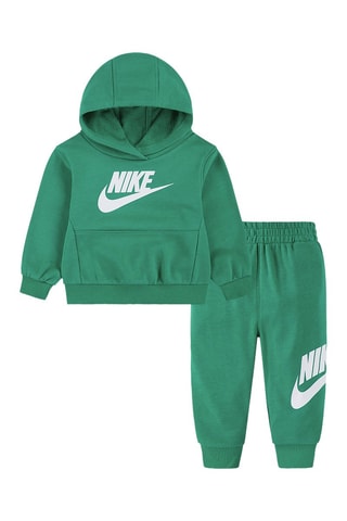 Sweat à capuche et pantalon - Blanc et vert