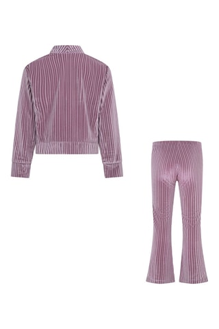 Veste et pantalon en velours - Nike - Blanc et violet