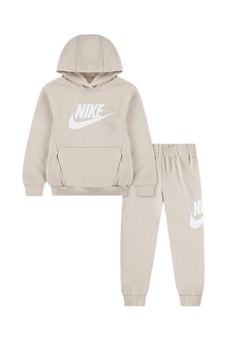 Sweat à capuche et pantalon - Blanc et beige