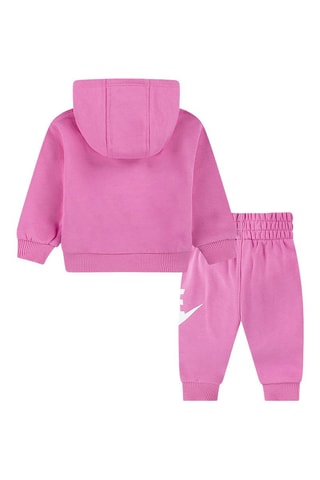 Sweat à capuche et pantalon - Blanc et rose