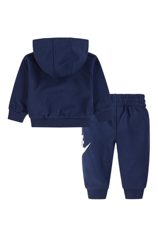 Sweat à capuche et pantalon - Blanc et bleu
