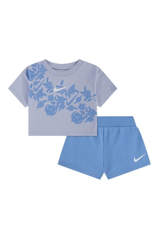Top et short - Bleu