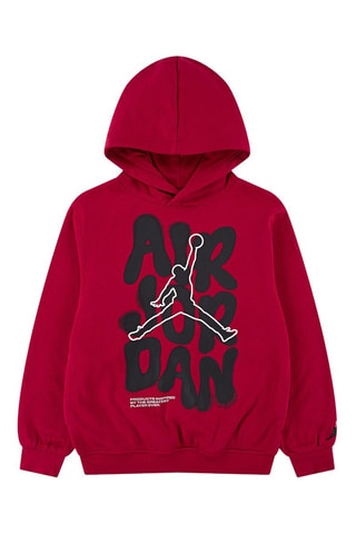Sweat à capuche - Blanc, noir et rouge