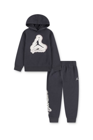 Sweat à capuche et pantalon - Blanc et noir