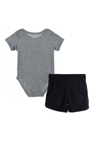 Body et short - Nike - Blanc, noir, rouge et gris