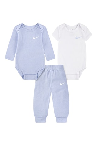 2 bodys et pantalon Essentials - Nike - Blanc et bleu