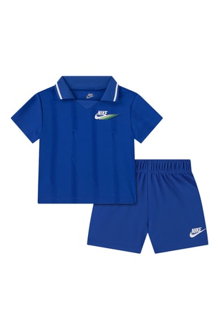 Polo et short - Bleu