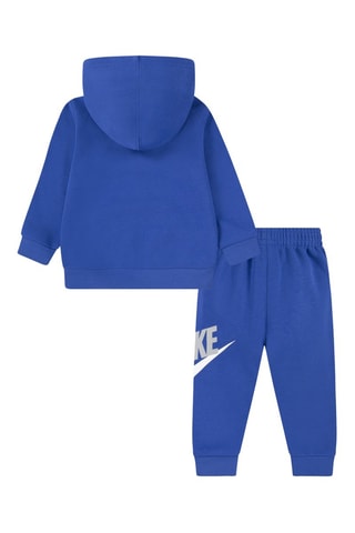 Sweat à capuche et jogging - Blanc et bleu