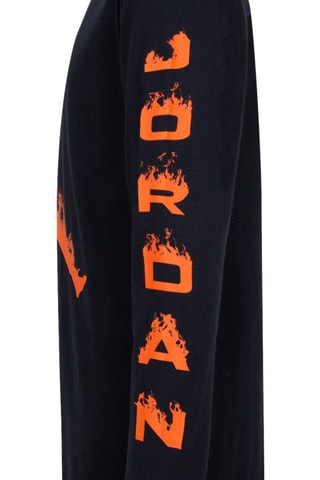 T-shirt Flames - Jordan - Bleu et rouge