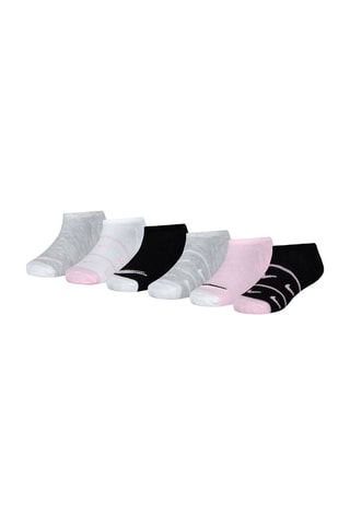 6 paires de socquettes - Multicolore