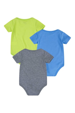3 bodys - Bleu, vert et gris