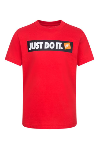 T-shirt - Nike - Blanc, noir, rouge et orange
