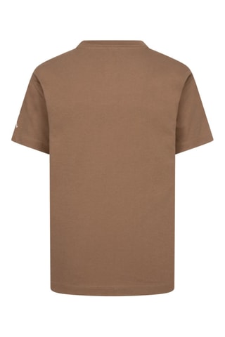 T-shirt Plaid - Jordan - Blanc et marron