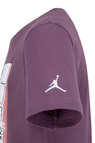 T-shirt - Jordan - Blanc, bleu, orange et violet