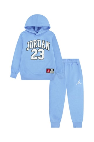 Sweat à capuche et Pantalon - Blanc et bleu